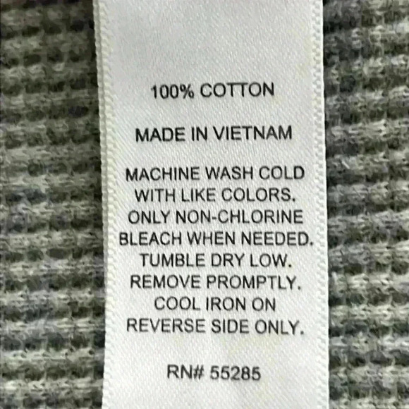 Express Sweater Gray Men’s Large 100% Cotton Waffle Knit Shawl Collar - Picture 5 of 8